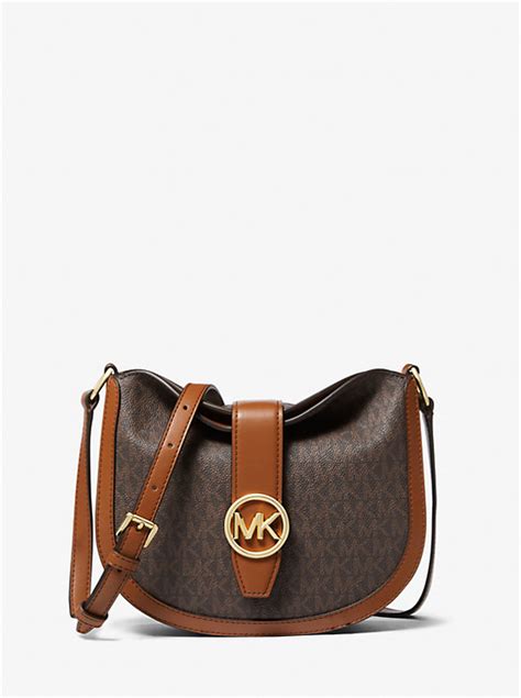 Michael Kors Gabby Small Logo Hobo Crossbody Bag